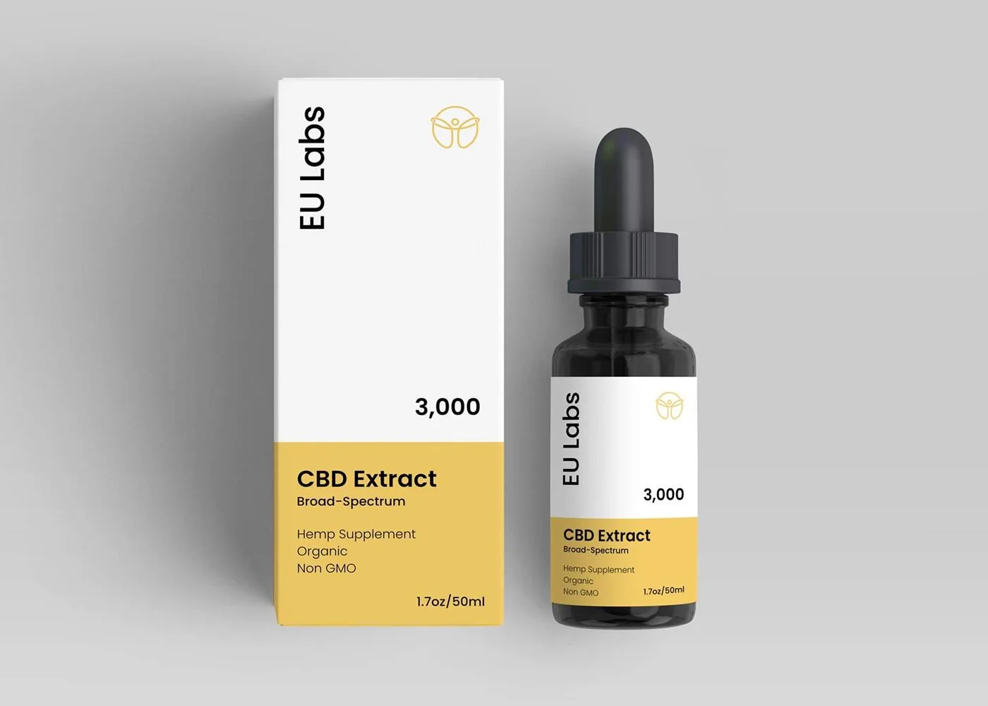 Broad-spectrum 3000mg CBD oil, 50ml bottle with carton — CBD Oil Canberra