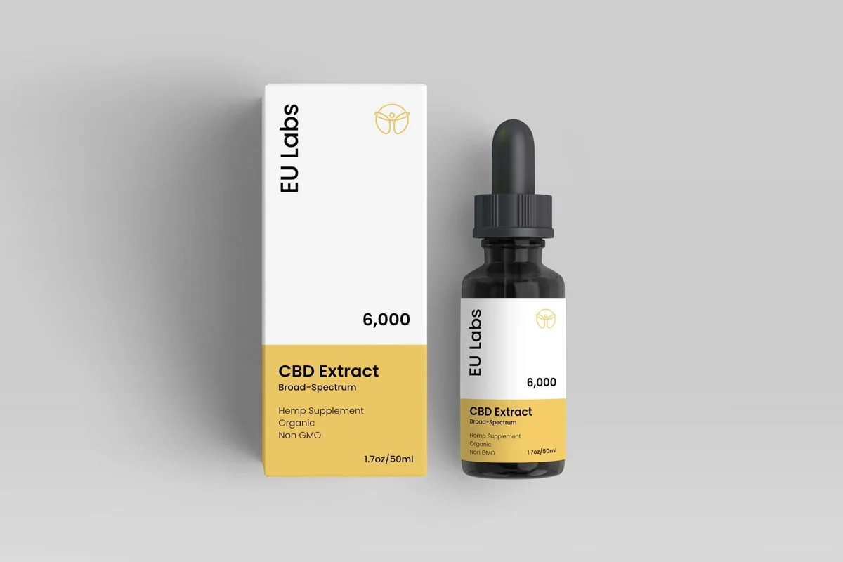 Broad-spectrum 6000mg CBD oil, 50ml bottle with carton — CBD Oil Canberra
