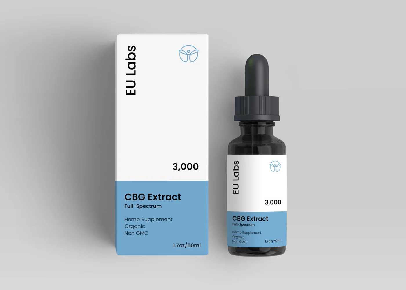 Full-spectrum 3000mg CBG cannabigerol oil, 50ml bottle with carton — CBD Oil Canberra