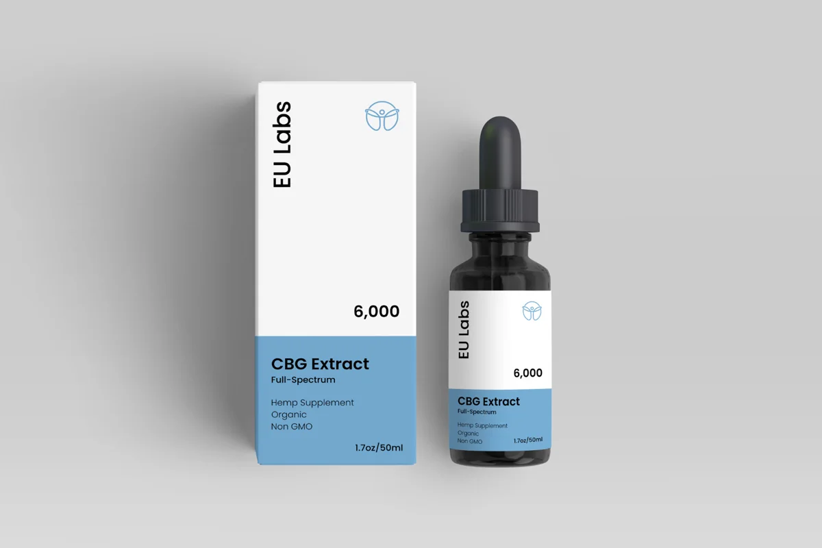 Full-spectrum 6000mg CBG cannabigerol oil, 50ml bottle with carton — CBD Oil Canberra