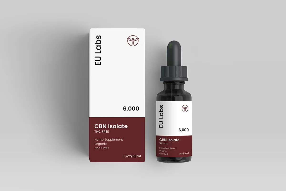 THC-free 6000mg CBN cannabinol isolate oil, 50ml bottle with carton — CBD Oil Canberra