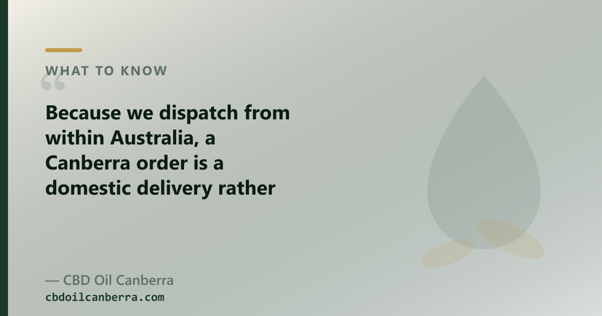 CBDistillery ships within the US only; a Canberra shop dispatches your order domestically